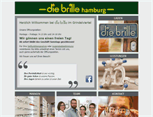 Tablet Screenshot of die-brille-hamburg.de